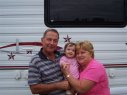 Hugs with Nanny and Pa