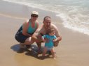 Watch out for waves Dad
